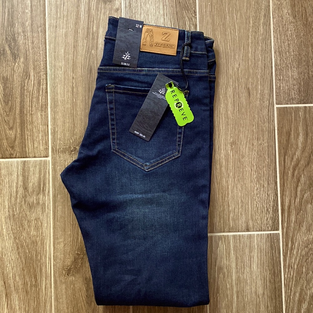 NEW ZLZ DENIM JEANS slim fit SIZE 32W